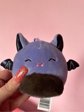 Plush Bat Keychain Joldy- Purple Cute Bat Plush